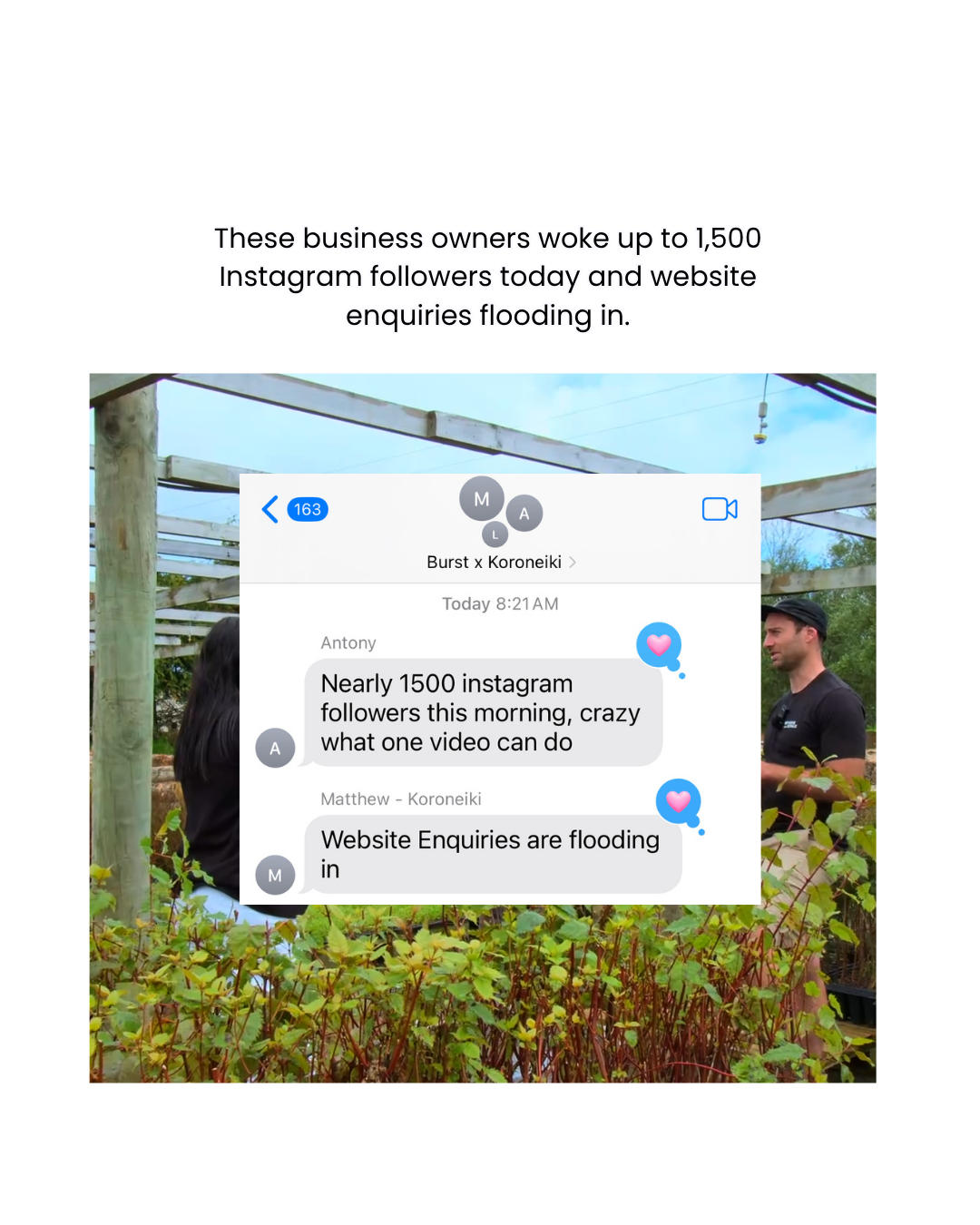 Koroneiki: 1,500 Instagram followers, enquiries flooding in